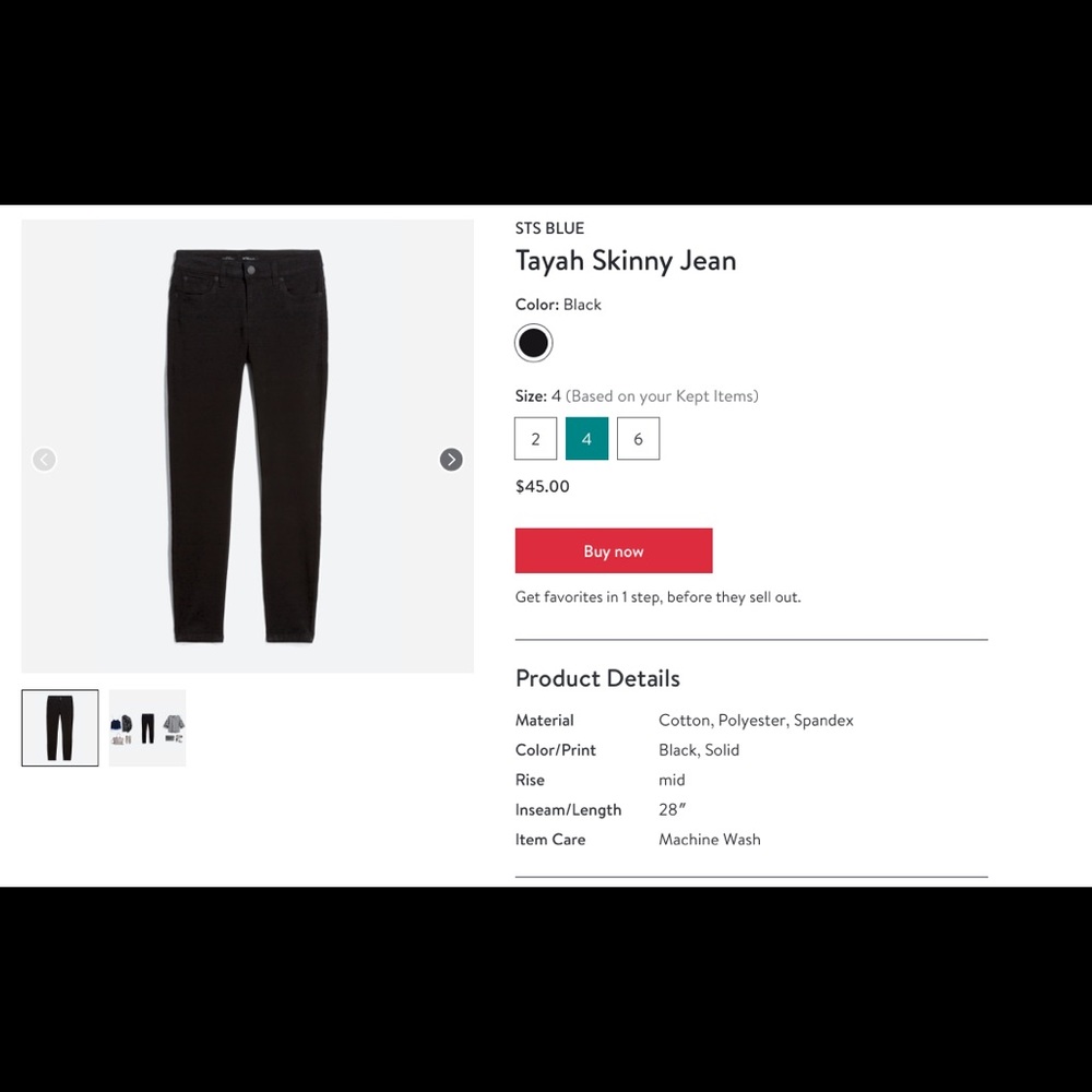 STS BLUE Tayah Skinny Jean